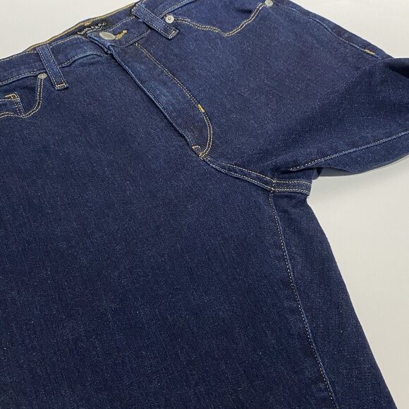 Banana Republic Premium Denim High Rise Skinny Ankle Jeans 30x27.5 Dark Wash - Picture 3 of 7